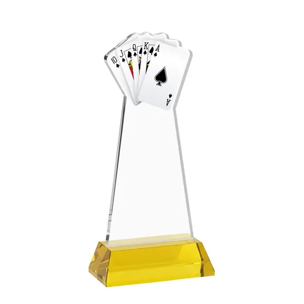 Poker VividPrint™ Award on Hartford Base - Gold... from ASI 84592 St Regis Group / St Regis