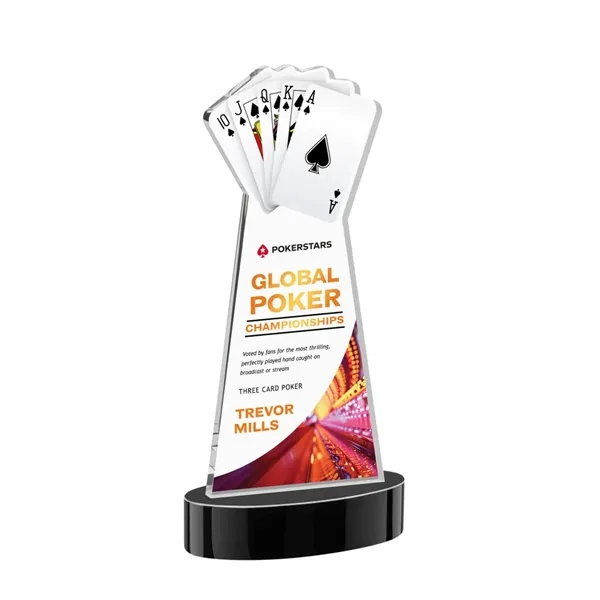 Poker VividPrint™ Award on Alberton Base - Black... from ASI 84592 St Regis Group / St Regis
