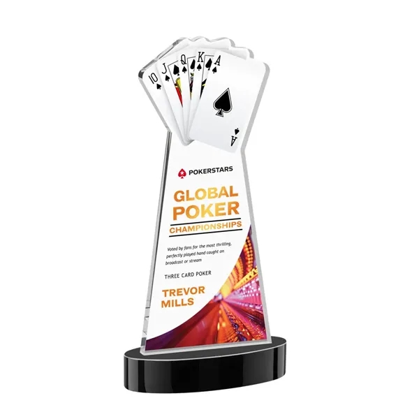 Poker VividPrint™ Award on Alberton Base - Black... from ASI 84592 St Regis Group / St Regis