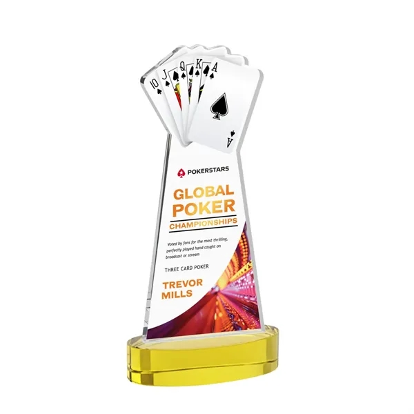 Poker VividPrint™ Award on Alberton Base - Gold... from ASI 84592 St Regis Group / St Regis