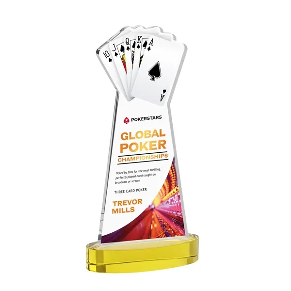 Poker VividPrint™ Award on Alberton Base - Gold... from ASI 84592 St Regis Group / St Regis