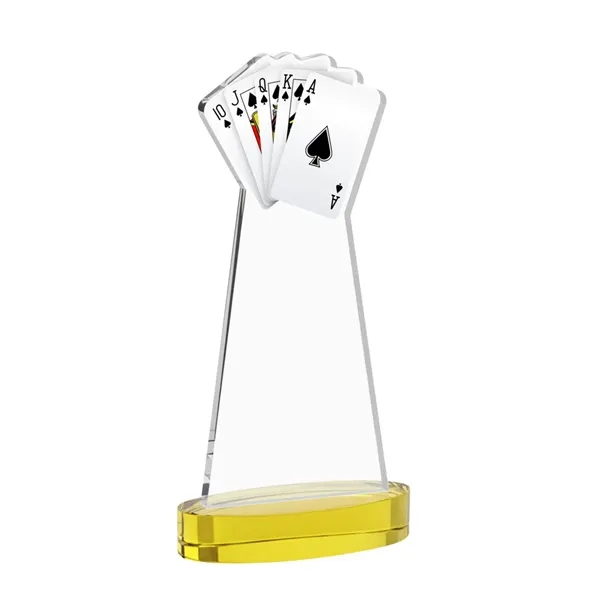 Poker VividPrint™ Award on Alberton Base - Gold... from ASI 84592 St Regis Group / St Regis