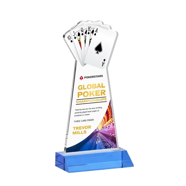 Poker VividPrint™ Award - Sky Blue... from ASI 84592 St Regis Group / St Regis