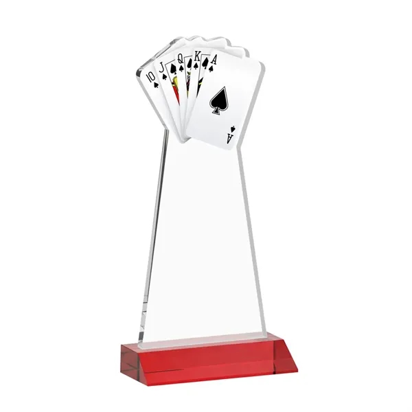 Poker VividPrint™ Award - Red... from ASI 84592 St Regis Group / St Regis