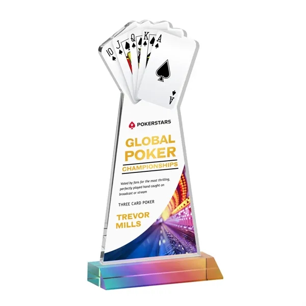 Poker VividPrint™ Award - Prismatic... from ASI 84592 St Regis Group / St Regis