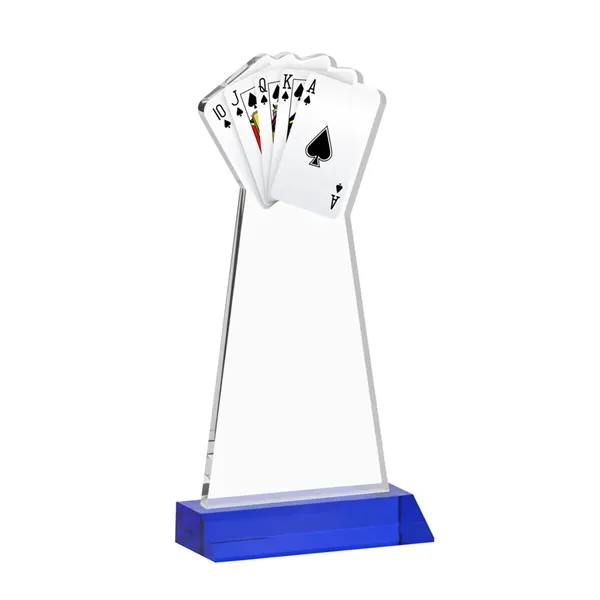 Poker VividPrint™ Award - Blue... from ASI 84592 St Regis Group / St Regis
