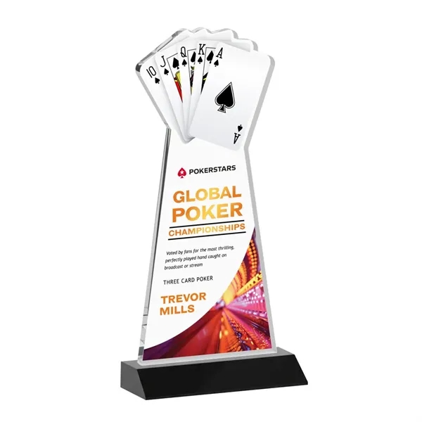 Poker VividPrint™ Award - Black... from ASI 84592 St Regis Group / St Regis