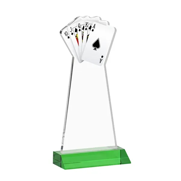 Poker VividPrint™ Award - Green... from ASI 84592 St Regis Group / St Regis