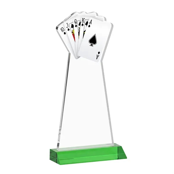 Poker VividPrint™ Award - Green... from ASI 84592 St Regis Group / St Regis