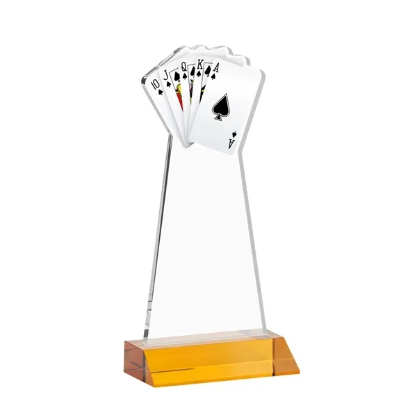 Poker VividPrint™ Award - Amber... from ASI 84592 St Regis Group / St Regis