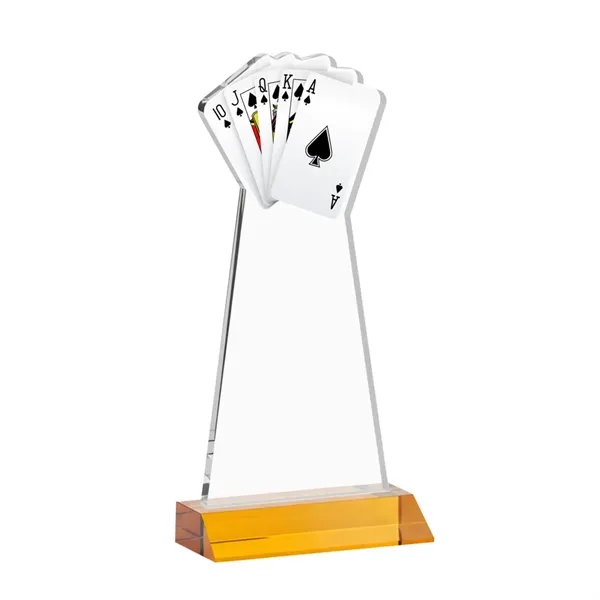 Poker VividPrint™ Award - Amber... from ASI 84592 St Regis Group / St Regis