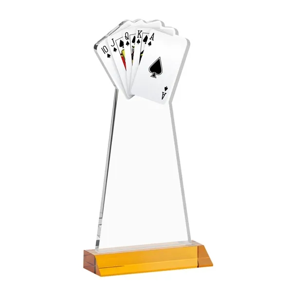Poker VividPrint™ Award - Amber... from ASI 84592 St Regis Group / St Regis