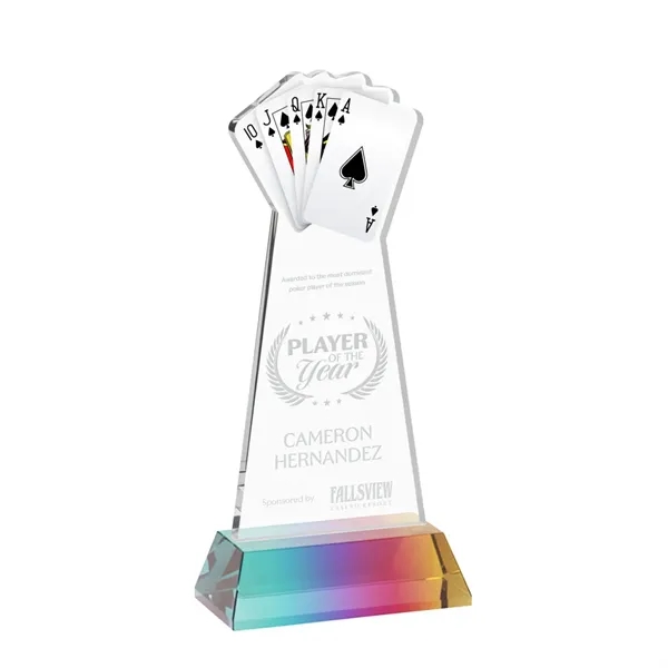 Poker Award on Hartford Base - Prismatic... from ASI 84592 St Regis Group / St Regis
