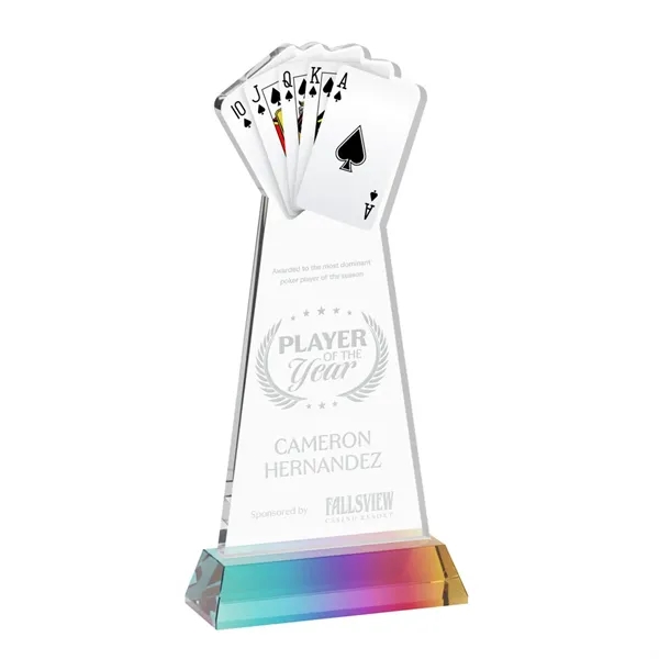Poker Award on Hartford Base - Prismatic... from ASI 84592 St Regis Group / St Regis