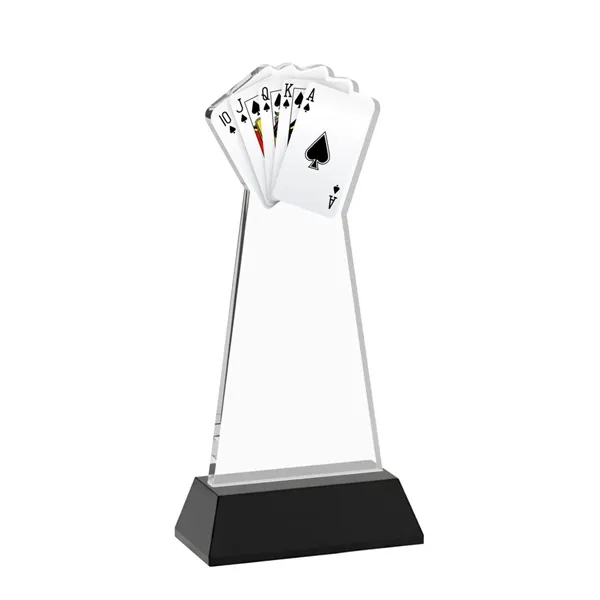 Poker Award on Hartford Base - Black... from ASI 84592 St Regis Group / St Regis