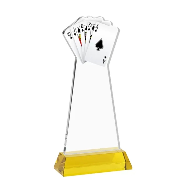 Poker Award on Hartford Base - Gold... from ASI 84592 St Regis Group / St Regis