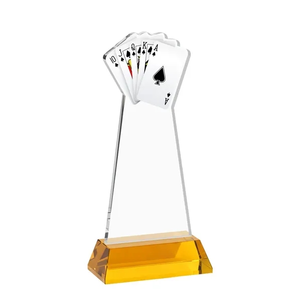 Poker Award on Hartford Base - Amber... from ASI 84592 St Regis Group / St Regis