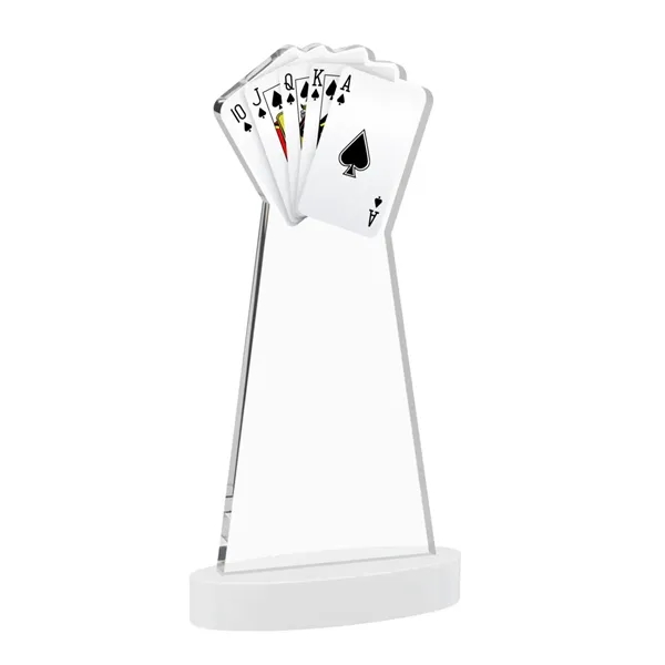 Poker Award on Alberton Base - White... from ASI 84592 St Regis Group / St Regis