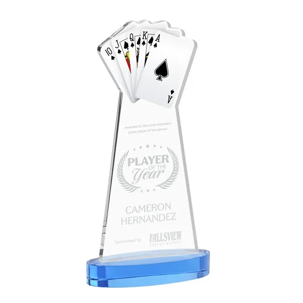 Poker Award on Alberton Base - Sky Blue... from ASI 84592 St Regis Group / St Regis