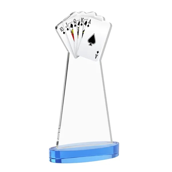 Poker Award on Alberton Base - Sky Blue... from ASI 84592 St Regis Group / St Regis