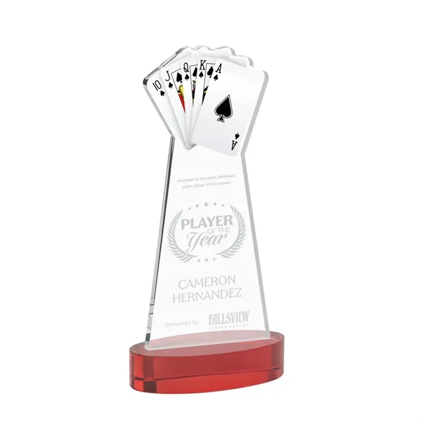 Poker Award on Alberton Base - Red... from ASI 84592 St Regis Group / St Regis