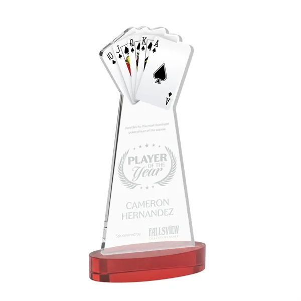 Poker Award on Alberton Base - Red... from ASI 84592 St Regis Group / St Regis