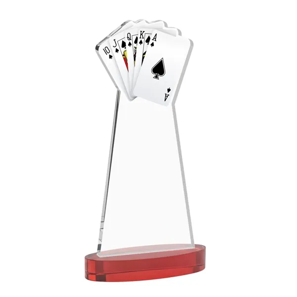 Poker Award on Alberton Base - Red... from ASI 84592 St Regis Group / St Regis