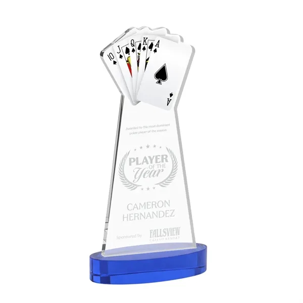 Poker Award on Alberton Base - Blue... from ASI 84592 St Regis Group / St Regis