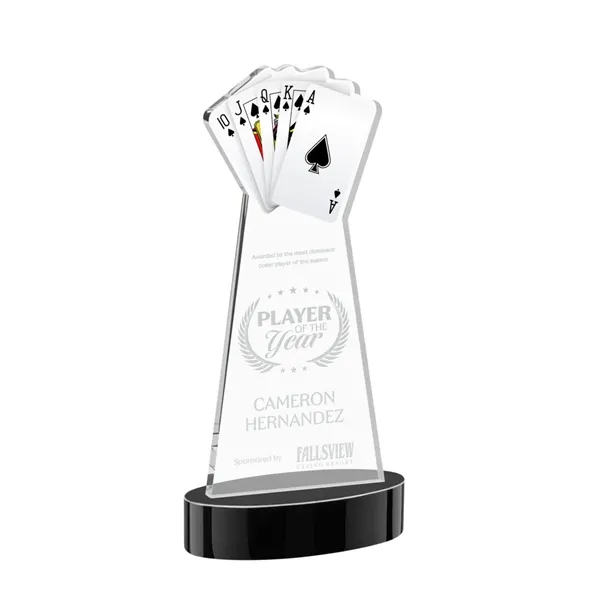 Poker Award on Alberton Base - Black... from ASI 84592 St Regis Group / St Regis