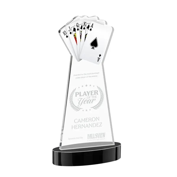 Poker Award on Alberton Base - Black... from ASI 84592 St Regis Group / St Regis