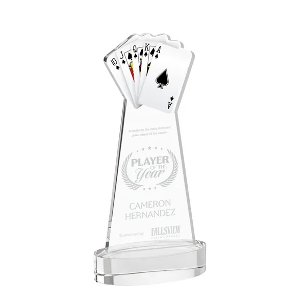 Poker Award on Alberton Base - Clear... from ASI 84592 St Regis Group / St Regis