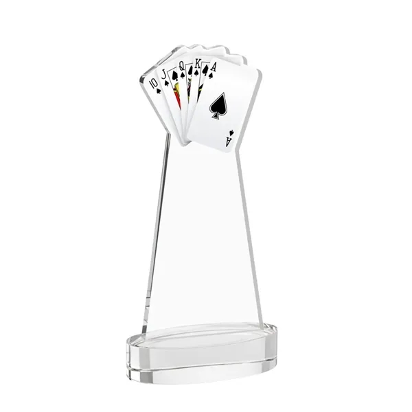 Poker Award on Alberton Base - Clear... from ASI 84592 St Regis Group / St Regis