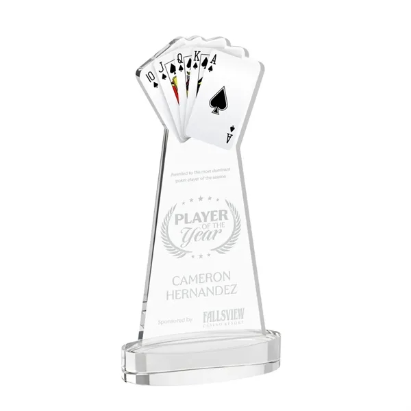 Poker Award on Alberton Base - Clear... from ASI 84592 St Regis Group / St Regis