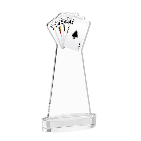 Poker Award on Alberton Base - Clear... from ASI 84592 St Regis Group / St Regis