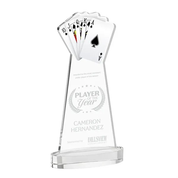 Poker Award on Alberton Base - Clear... from ASI 84592 St Regis Group / St Regis