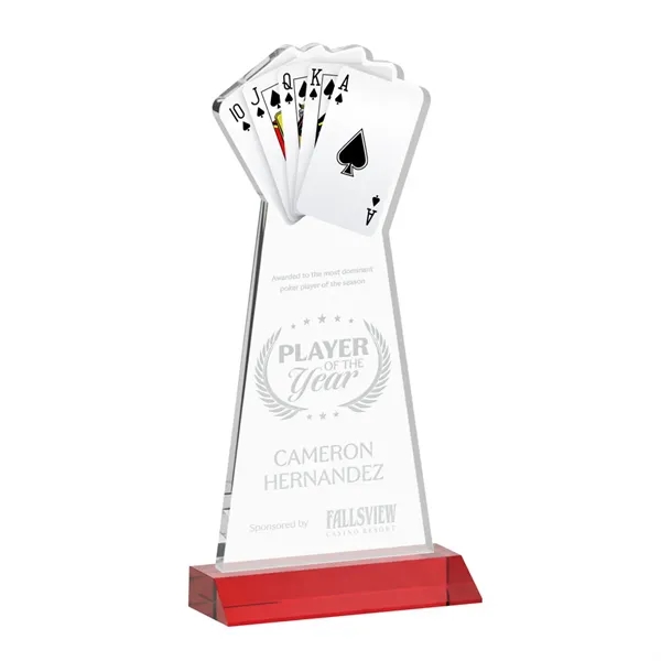 Poker Award - Red... from ASI 84592 St Regis Group / St Regis