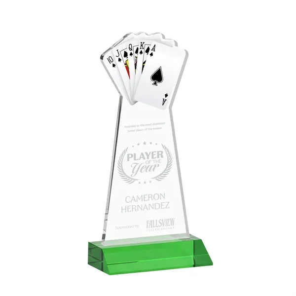 Poker Award - Green... from ASI 84592 St Regis Group / St Regis