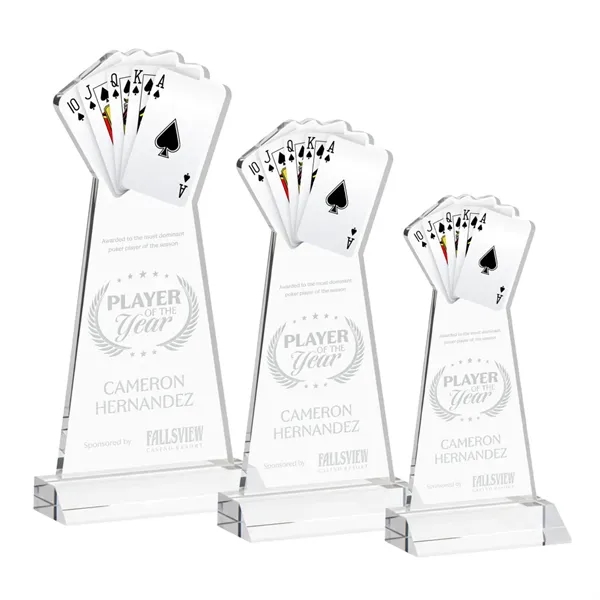 Poker Award - Clear... from ASI 84592 St Regis Group / St Regis