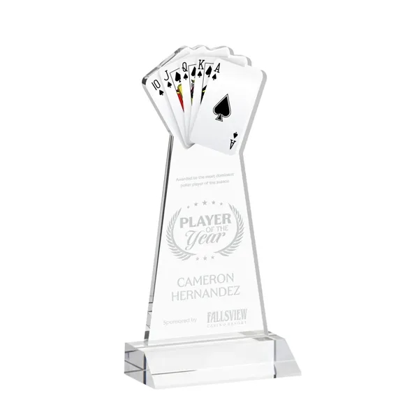 Poker Award - Clear... from ASI 84592 St Regis Group / St Regis