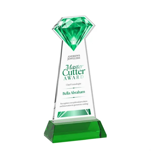 Gemstone  VividPrint™ Award on Hartford Base - Green... from ASI 84592 St Regis Group / St Regis