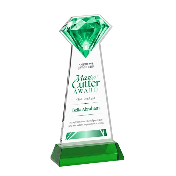 Gemstone  VividPrint™ Award on Hartford Base - Green... from ASI 84592 St Regis Group / St Regis