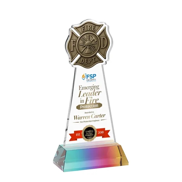Fire Dept VividPrint™ Award on Hartford Base - Prismatic... from ASI 84592 St Regis Group / St Regis