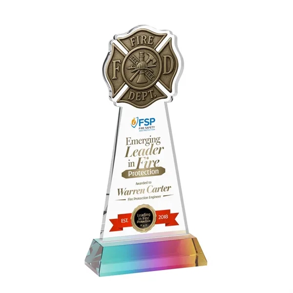 Fire Dept VividPrint™ Award on Hartford Base - Prismatic... from ASI 84592 St Regis Group / St Regis