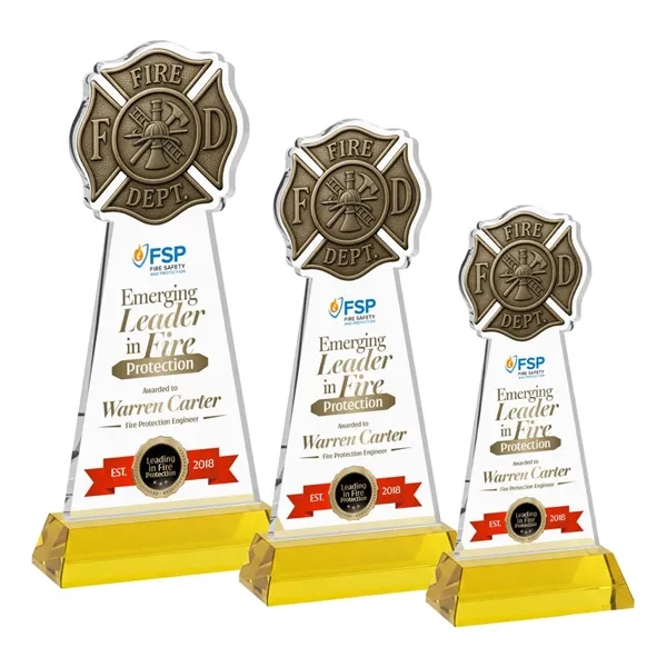 Fire Dept VividPrint™ Award on Hartford - Gold... from ASI 84592 St Regis Group / St Regis