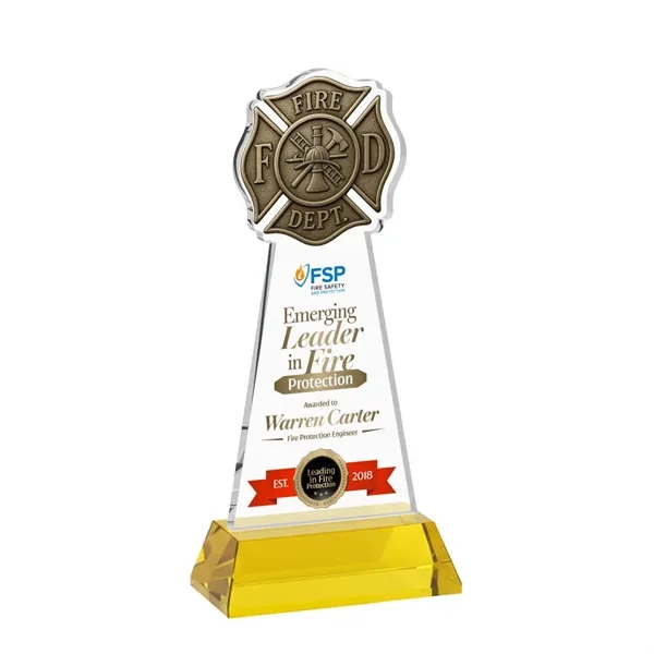 Fire Dept VividPrint™ Award on Hartford - Gold... from ASI 84592 St Regis Group / St Regis