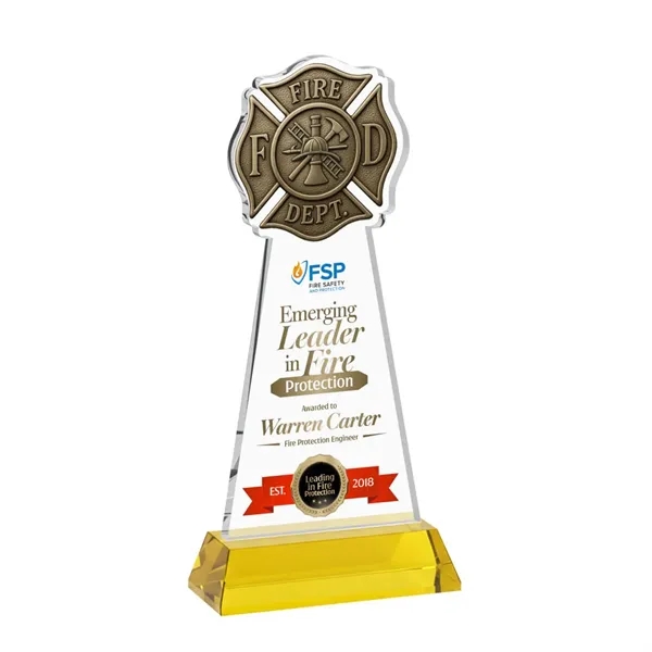 Fire Dept VividPrint™ Award on Hartford - Gold... from ASI 84592 St Regis Group / St Regis