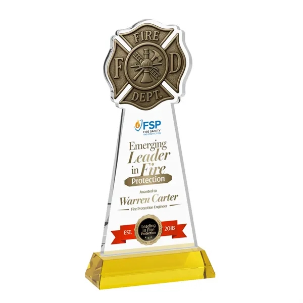 Fire Dept VividPrint™ Award on Hartford - Gold... from ASI 84592 St Regis Group / St Regis