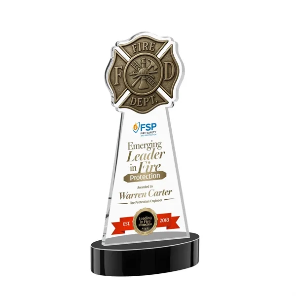 Fire Dept VividPrint™ Award on Alberton Base - Black... from ASI 84592 St Regis Group / St Regis
