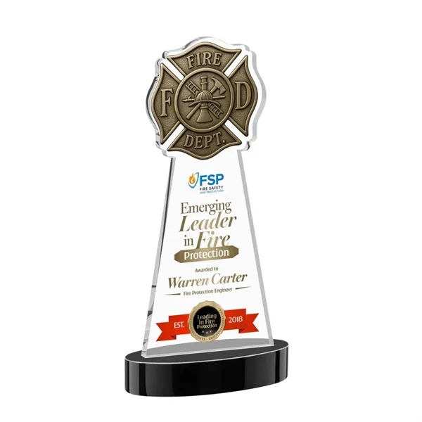 Fire Dept VividPrint™ Award on Alberton Base - Black... from ASI 84592 St Regis Group / St Regis