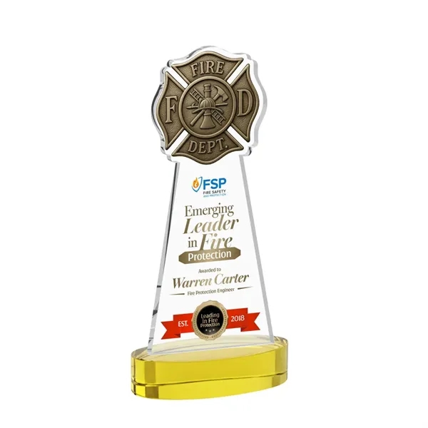 Fire Dept VividPrint™ Award on Alberton Base - Gold... from ASI 84592 St Regis Group / St Regis